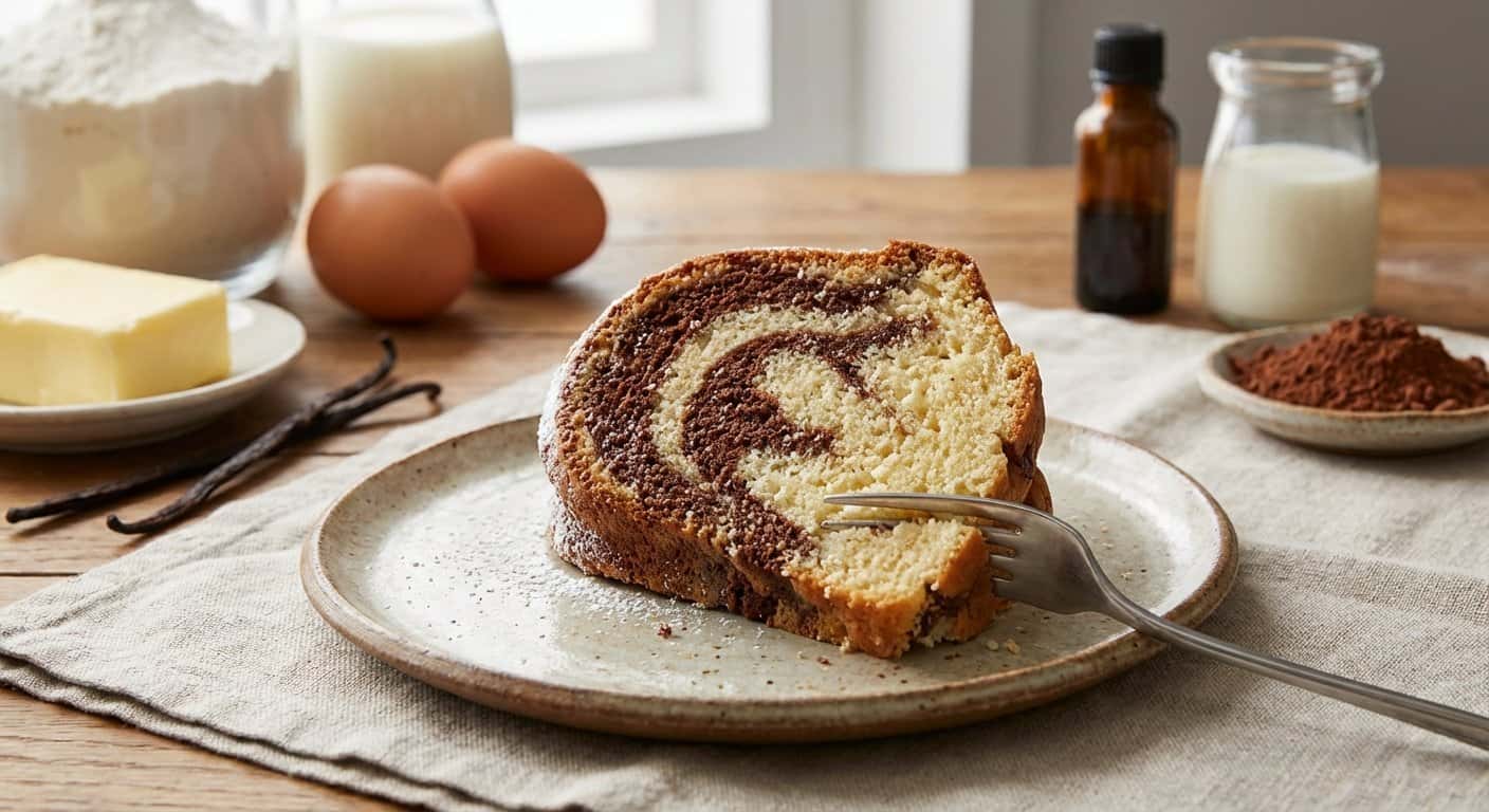 Bizcocho de Vainilla y Cacao