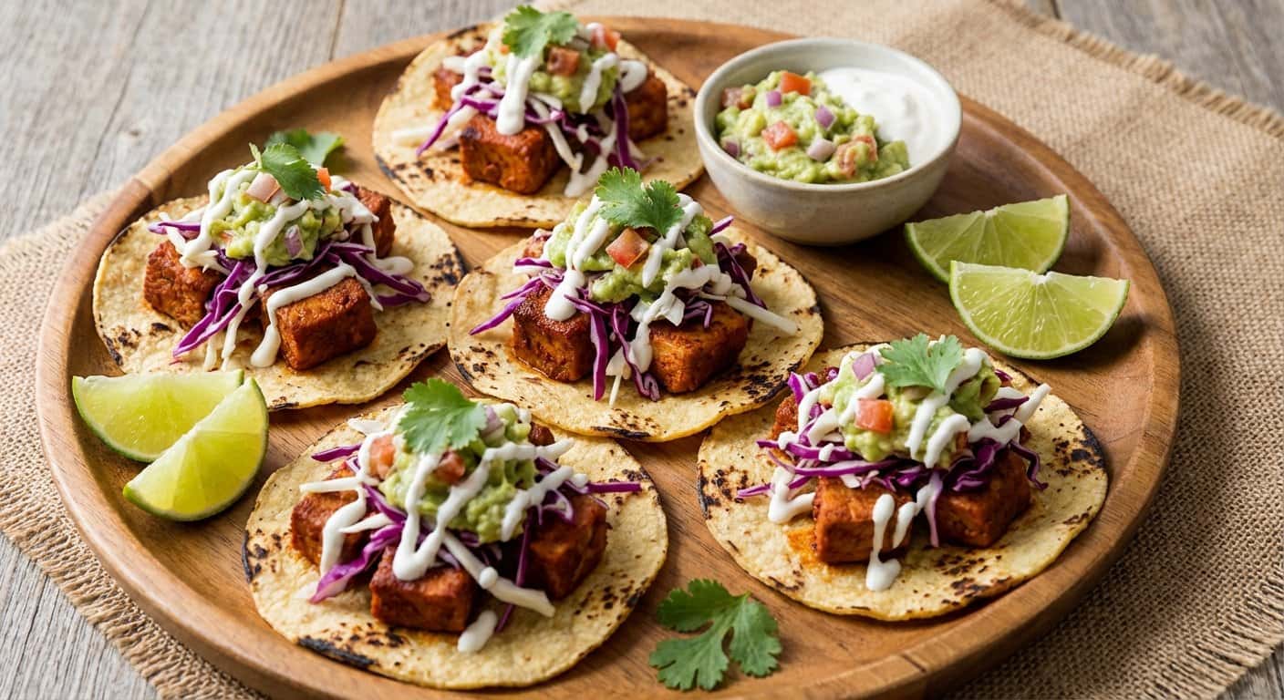 Bocaditos de Cerdo con Repollo y Guacamole Ligero