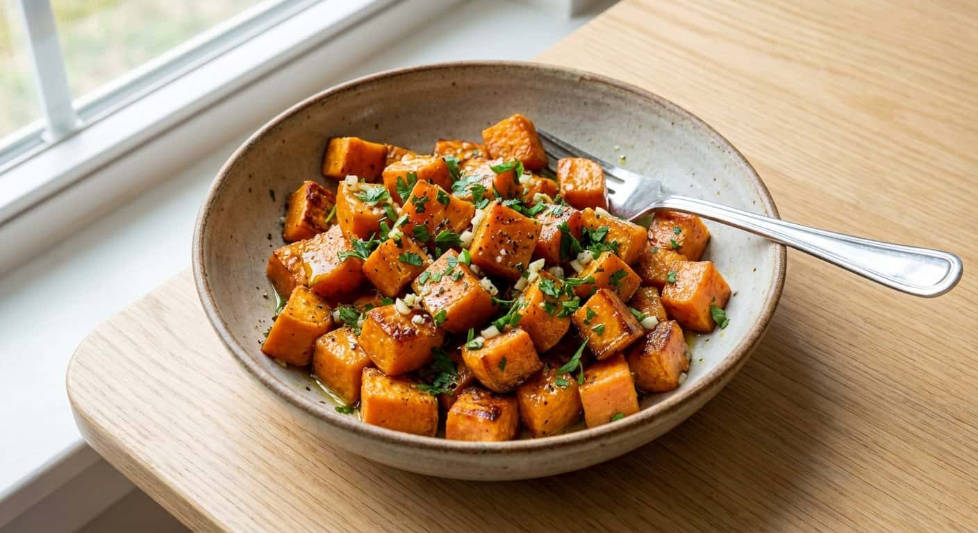 Boniato Salteado con Perejil