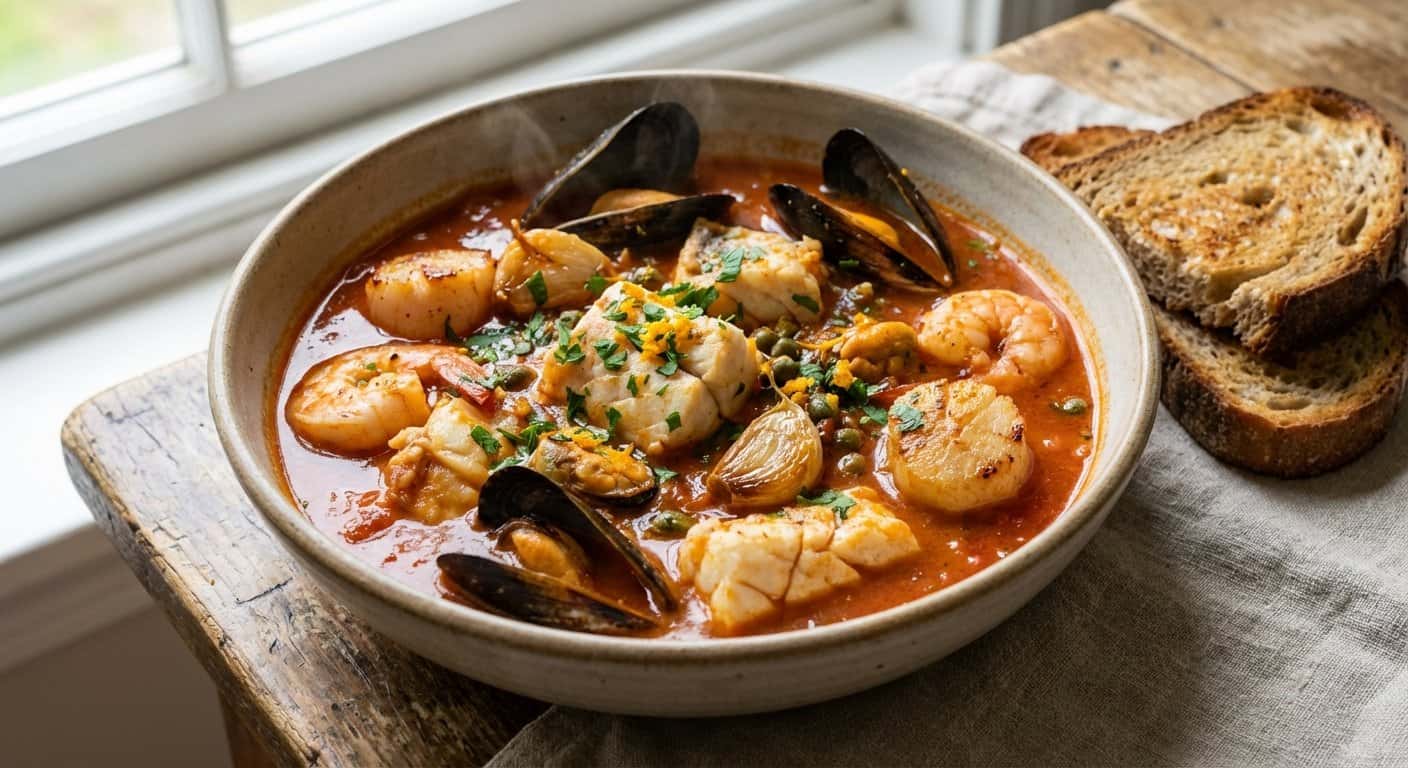 Bouillabaisse Alsaciano con Ajo