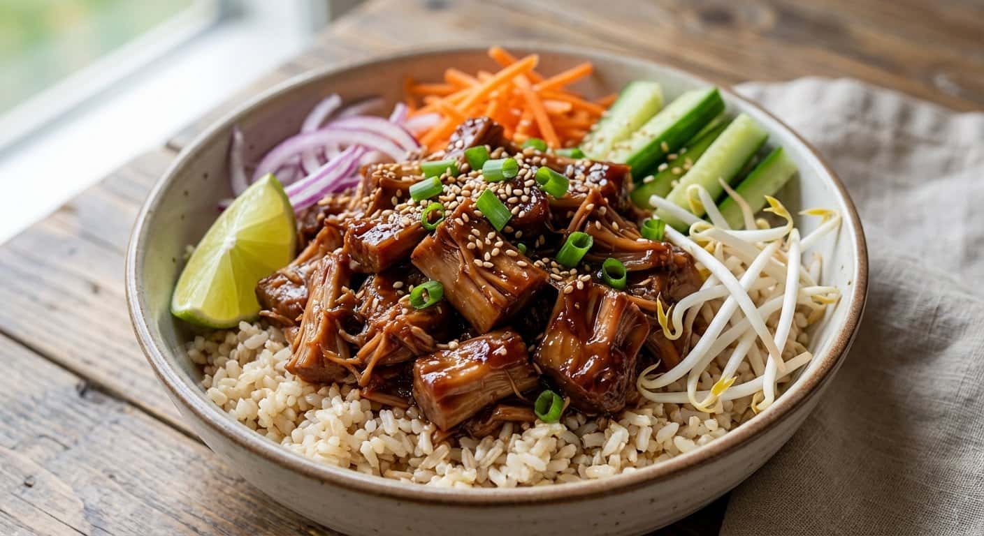 Bowl de Jackfruit Teriyaki