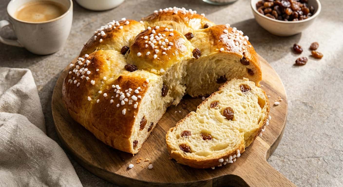Brioche Rápido con Pasas