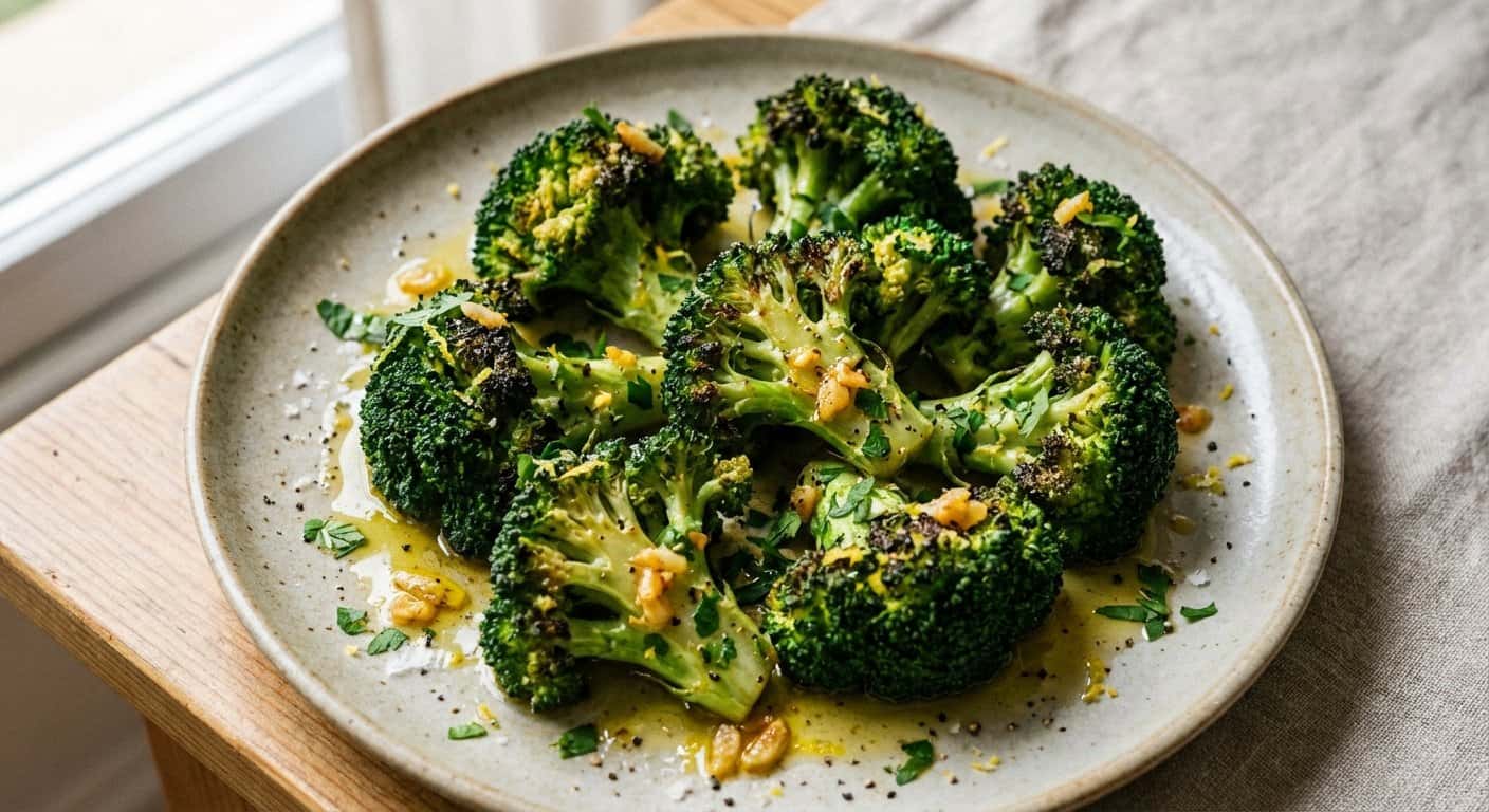 Brócoli Asada con Perejil