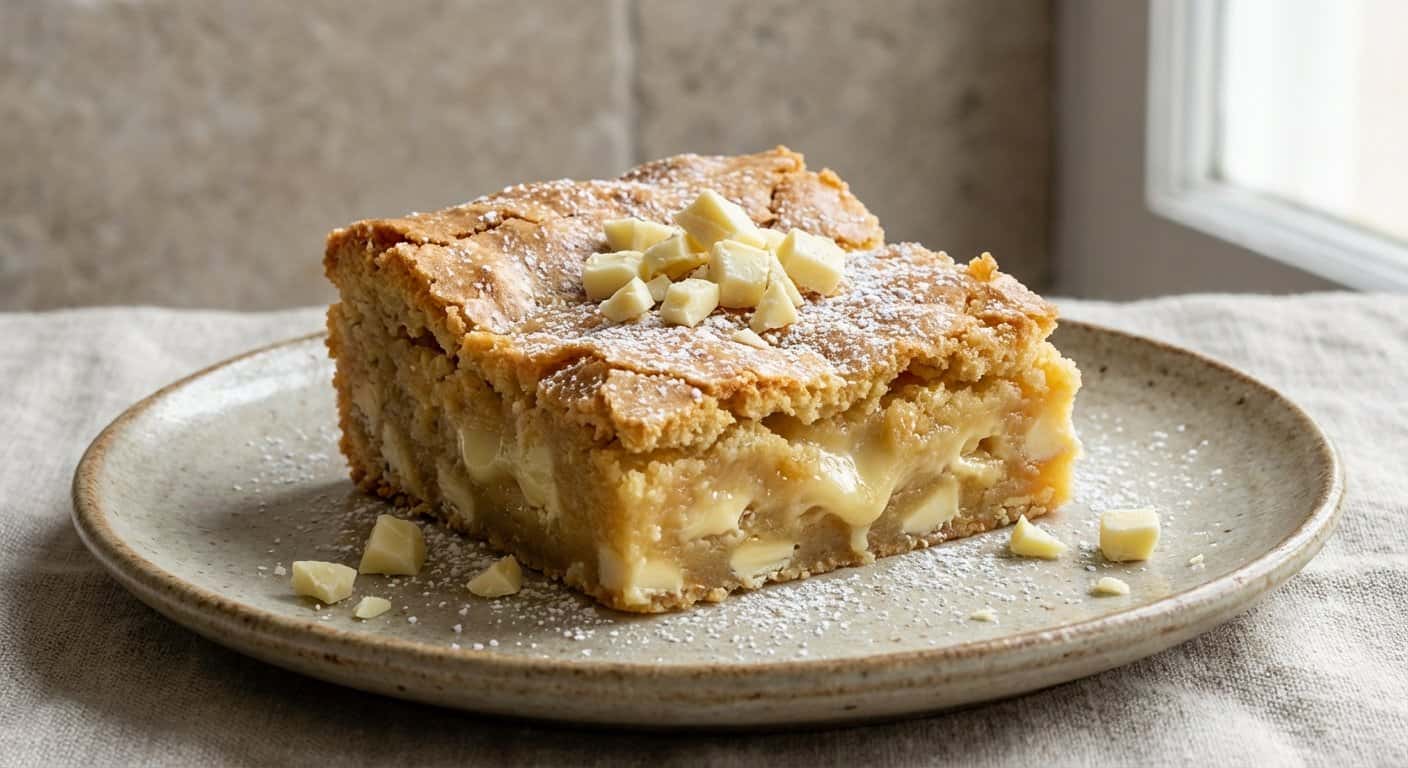 Brownie Clásico de Chocolate Blanco