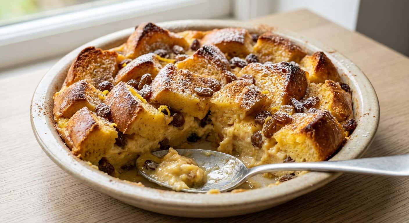 Budín de pan y mantequilla