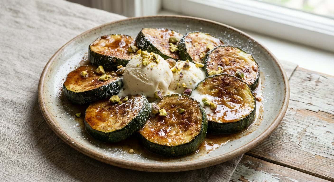 Calabacín al horno con especias