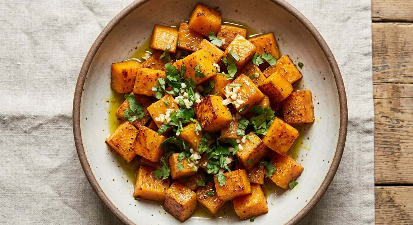 Calabaza Asada con Cilantro