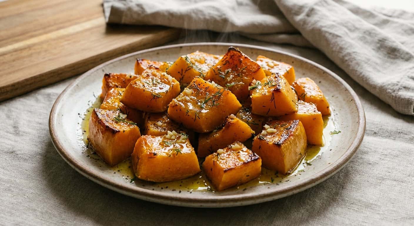 Calabaza Asada con Eneldo