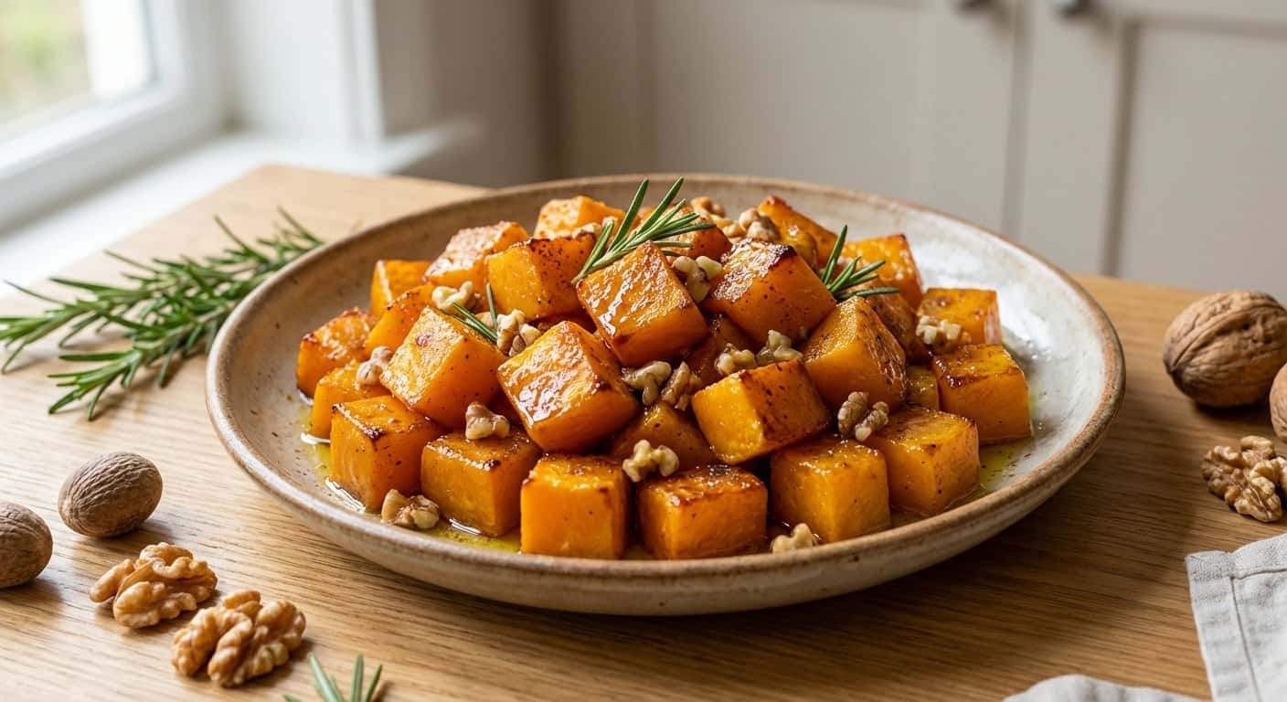 Calabaza Asada con Nuez Moscada