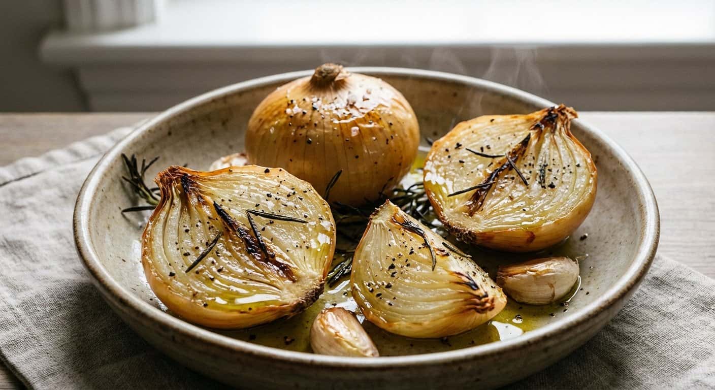 Cebolla Asada con Romero