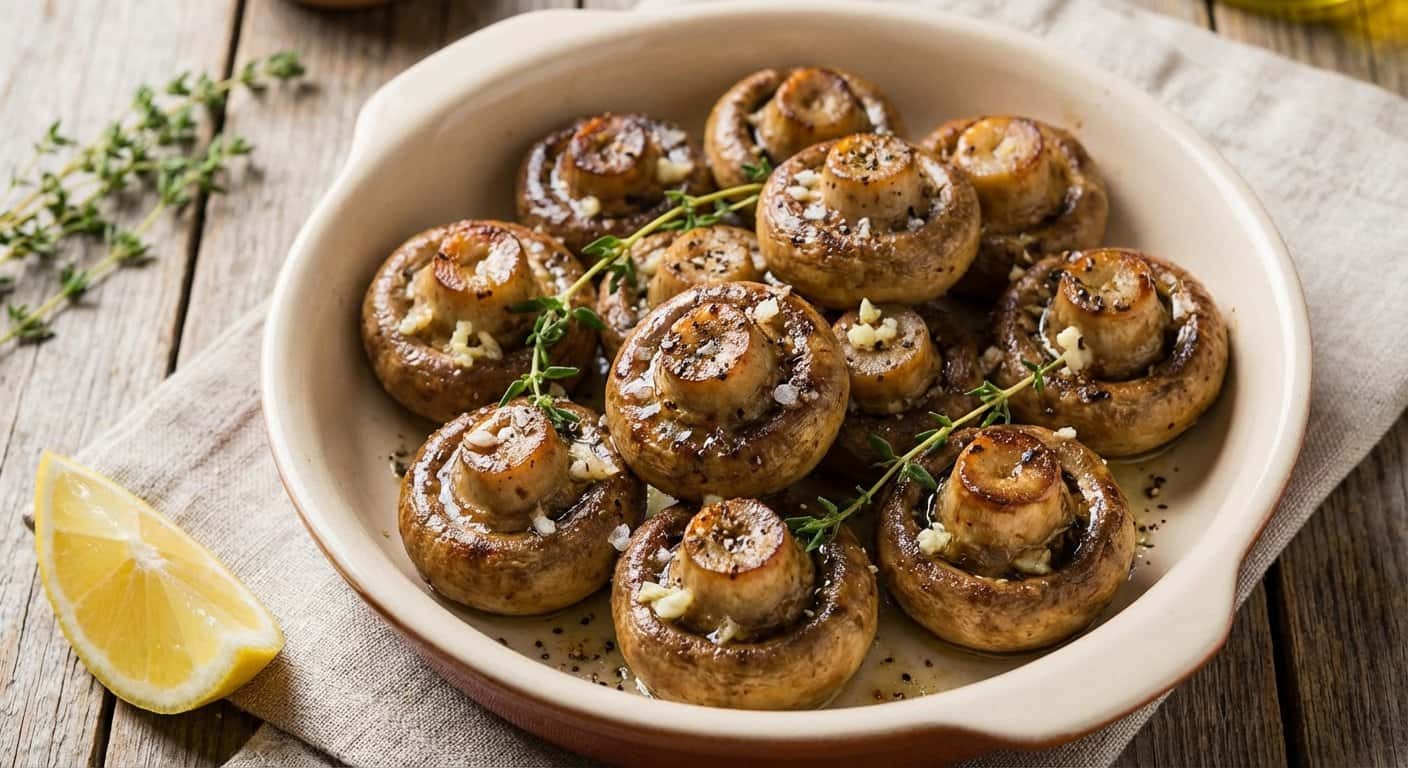 Champiñones Asados con Tomillo