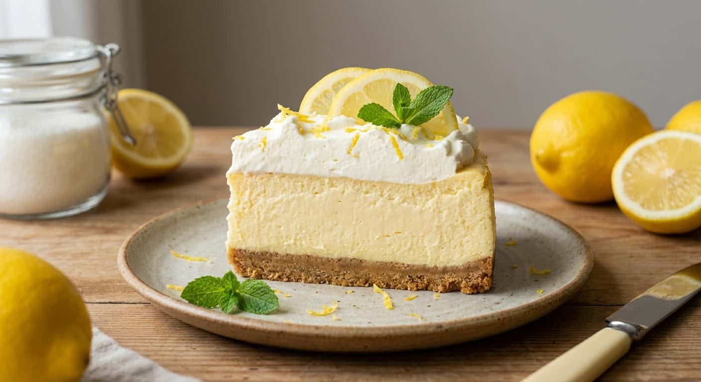 Cheesecake de limón