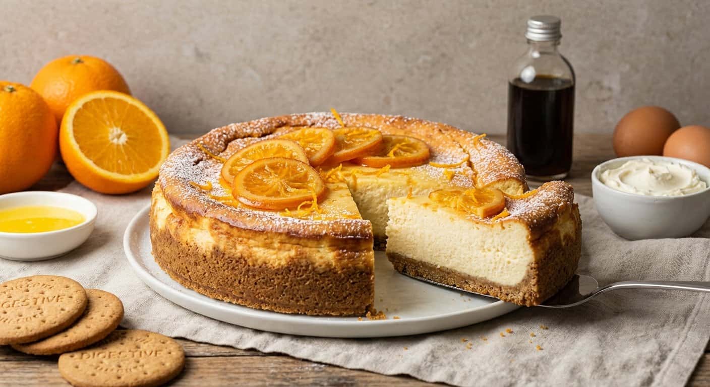 Cheesecake de Naranja