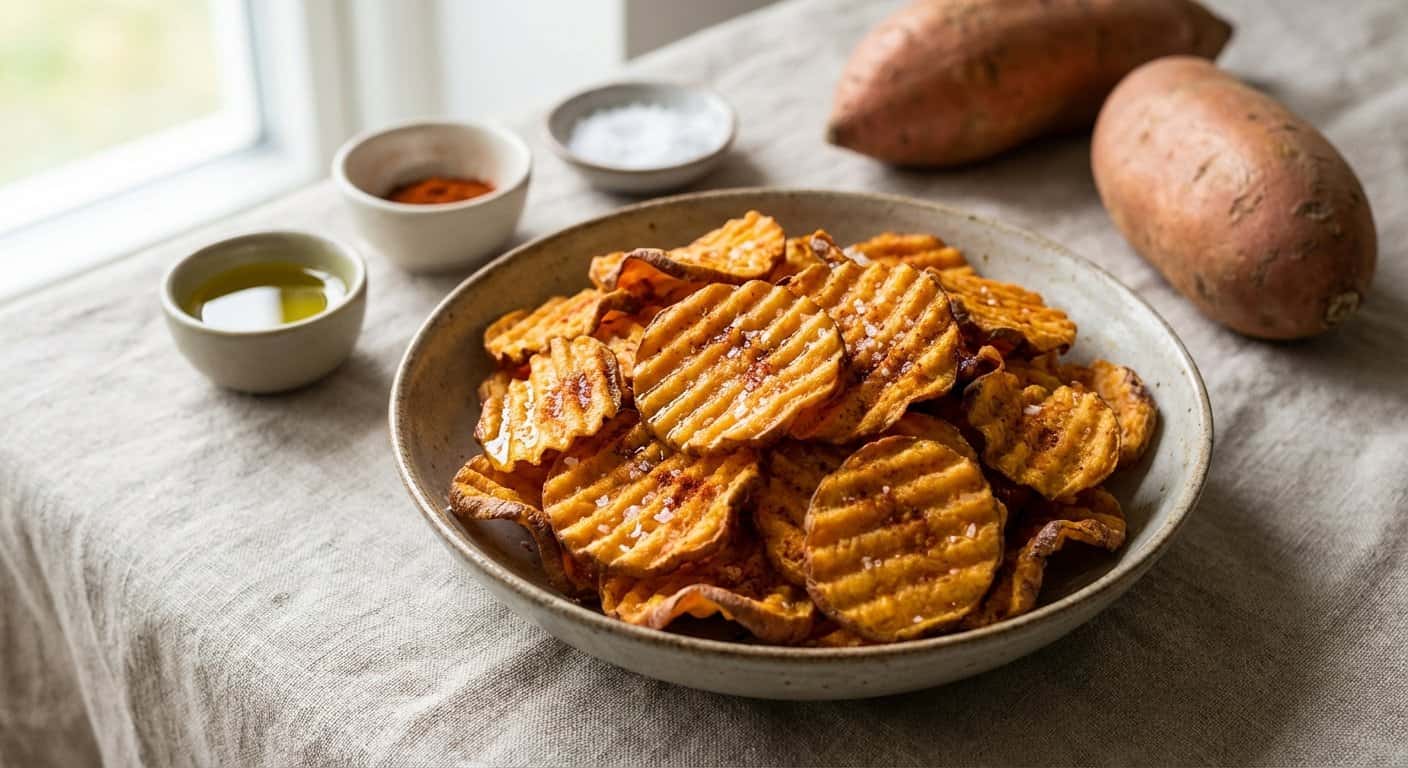 Chips de Boniato Crujientes