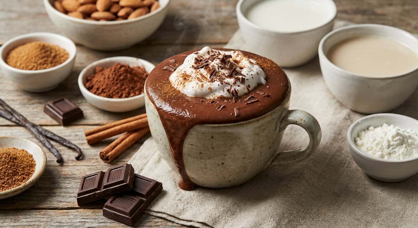 Chocolate Caliente Vegano Cremoso