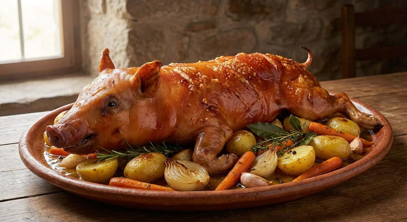 Cochinillo Asado con Toque Casero