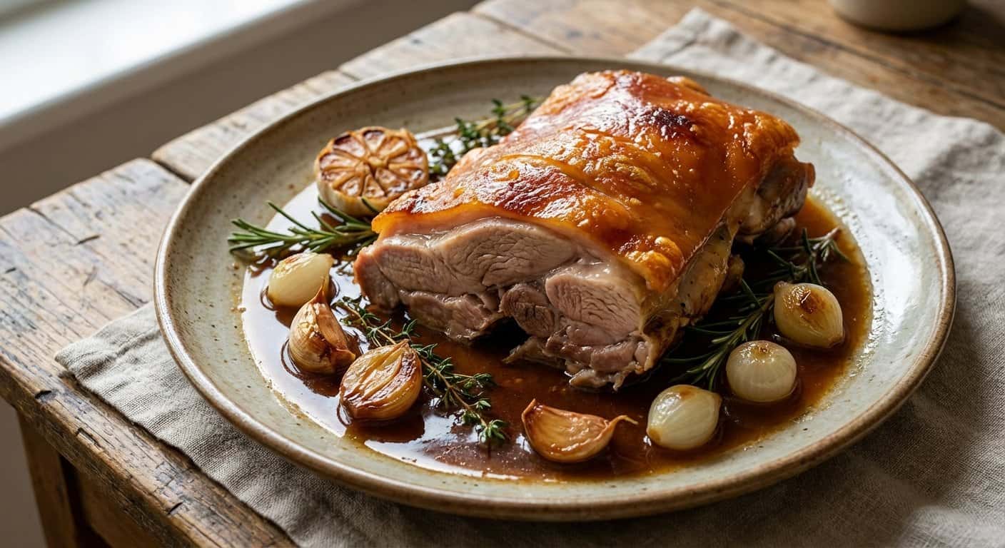 Cochinillo Confitado con su Jugo