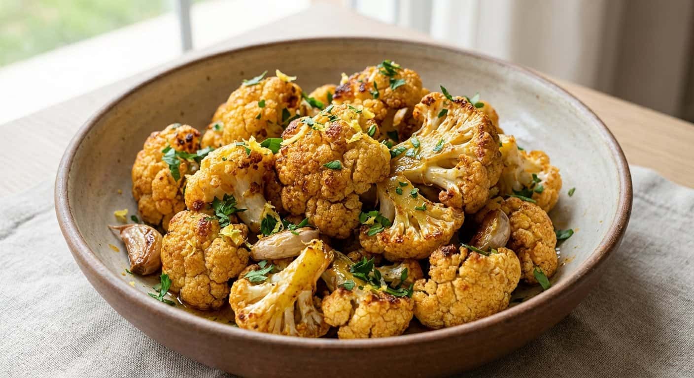 Coliflor Asada con Perejil
