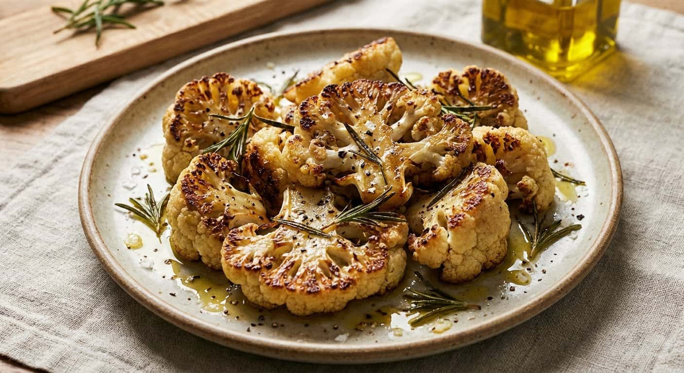 Coliflor Asada con Romero