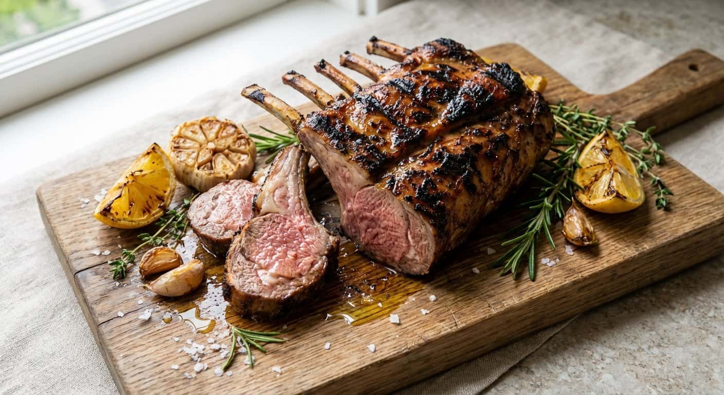 Costillar de Cordero a la Barbacoa