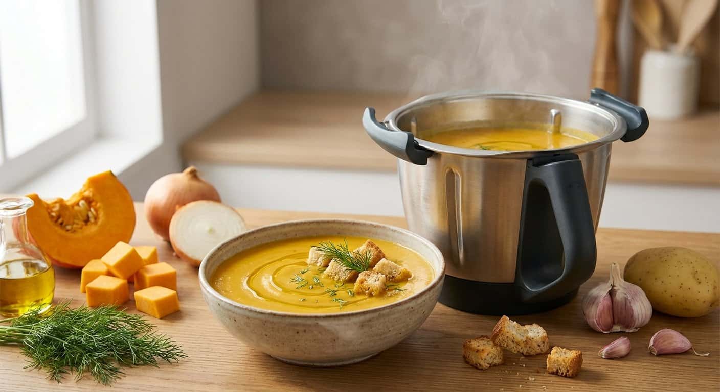 Crema de Calabaza con Eneldo en Thermomix