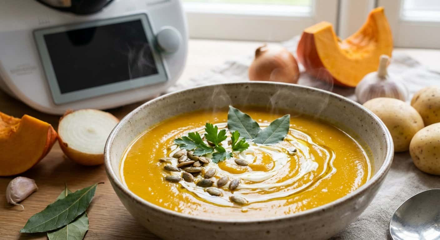 Crema de Calabaza con Laurel en Thermomix