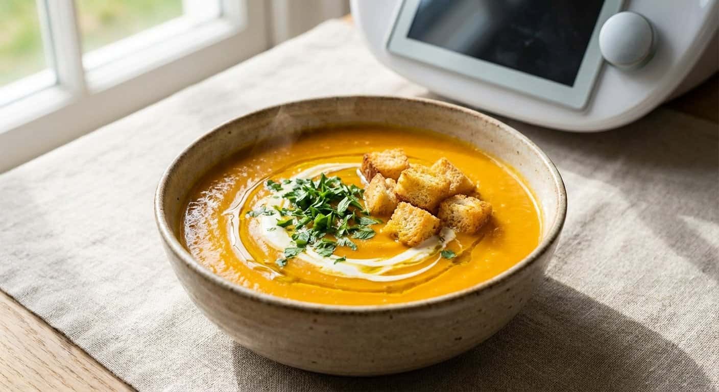 Crema de Calabaza con Perejil en Thermomix