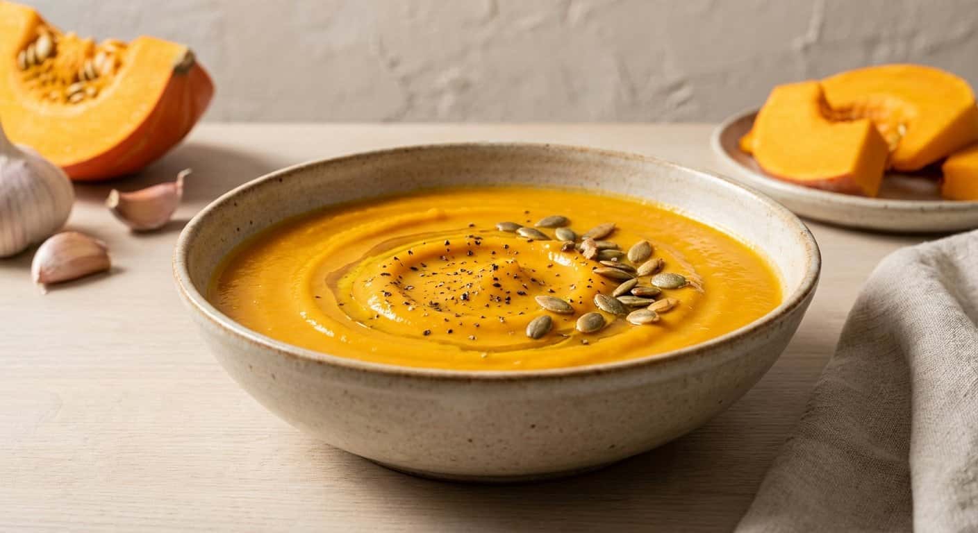 Crema de Calabaza con Pimienta Negra