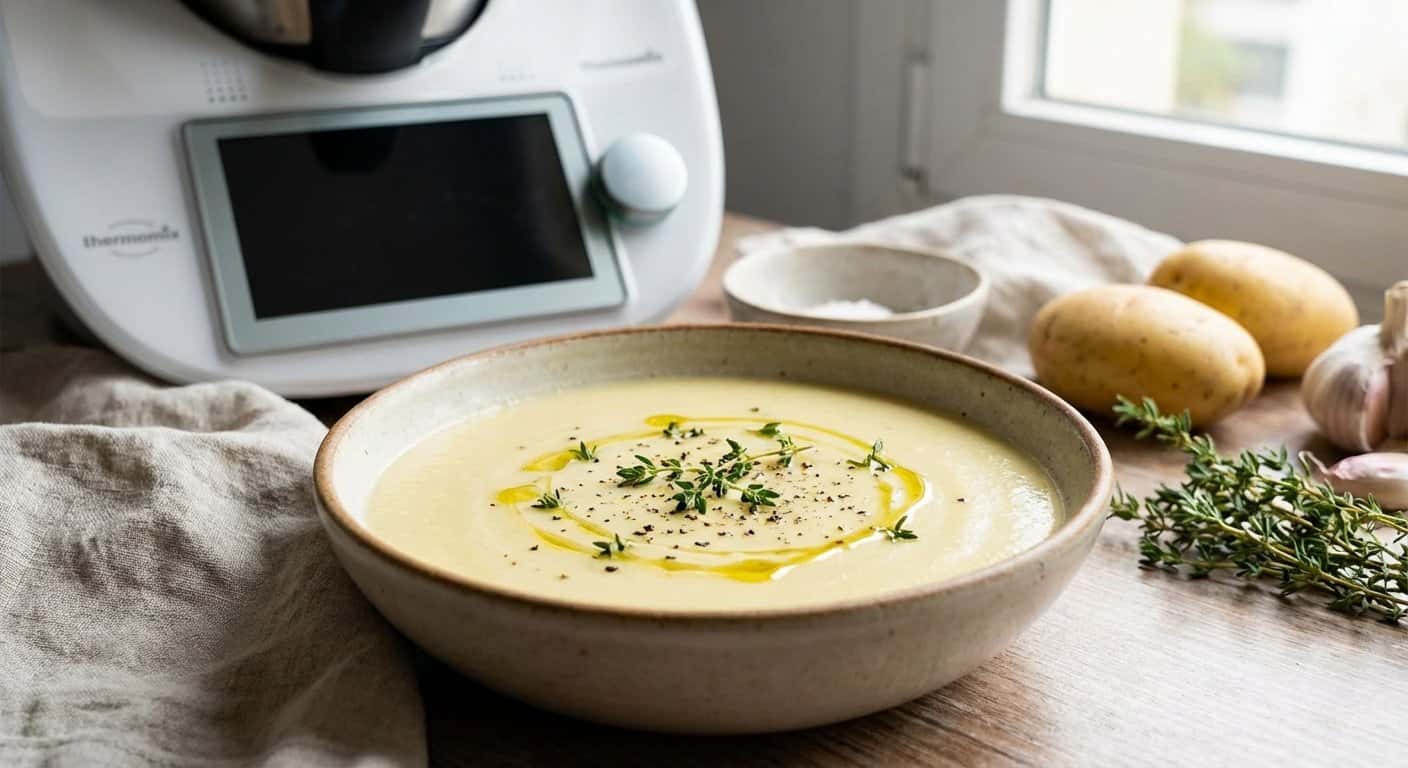 Crema de Patata con Tomillo en Thermomix