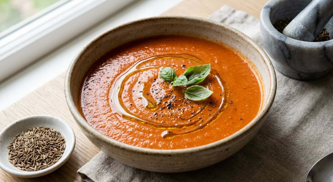 Crema de Tomate con Comino en Thermomix