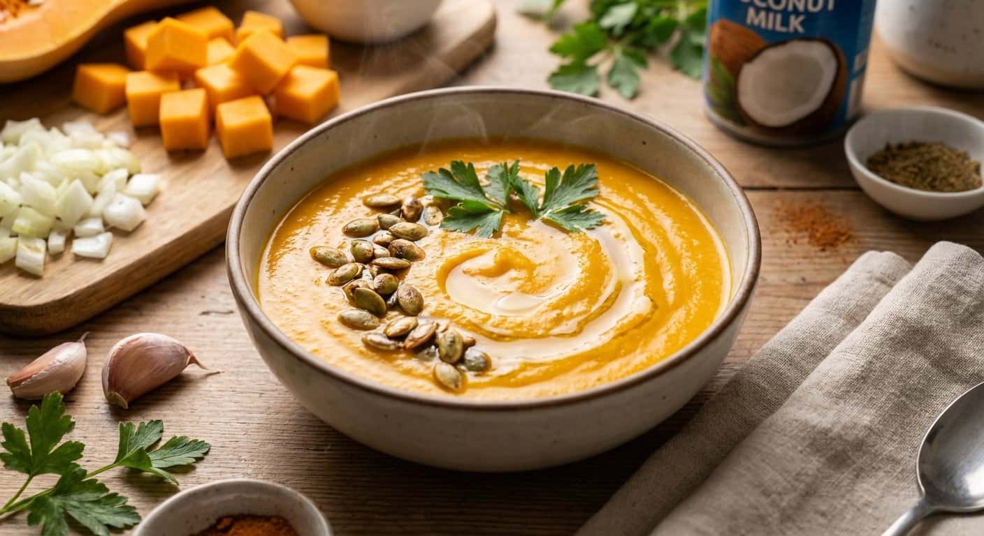 Crema Vegana de Calabaza