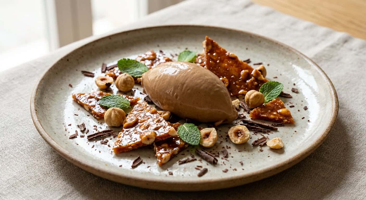 Cremoso de avellana y praliné