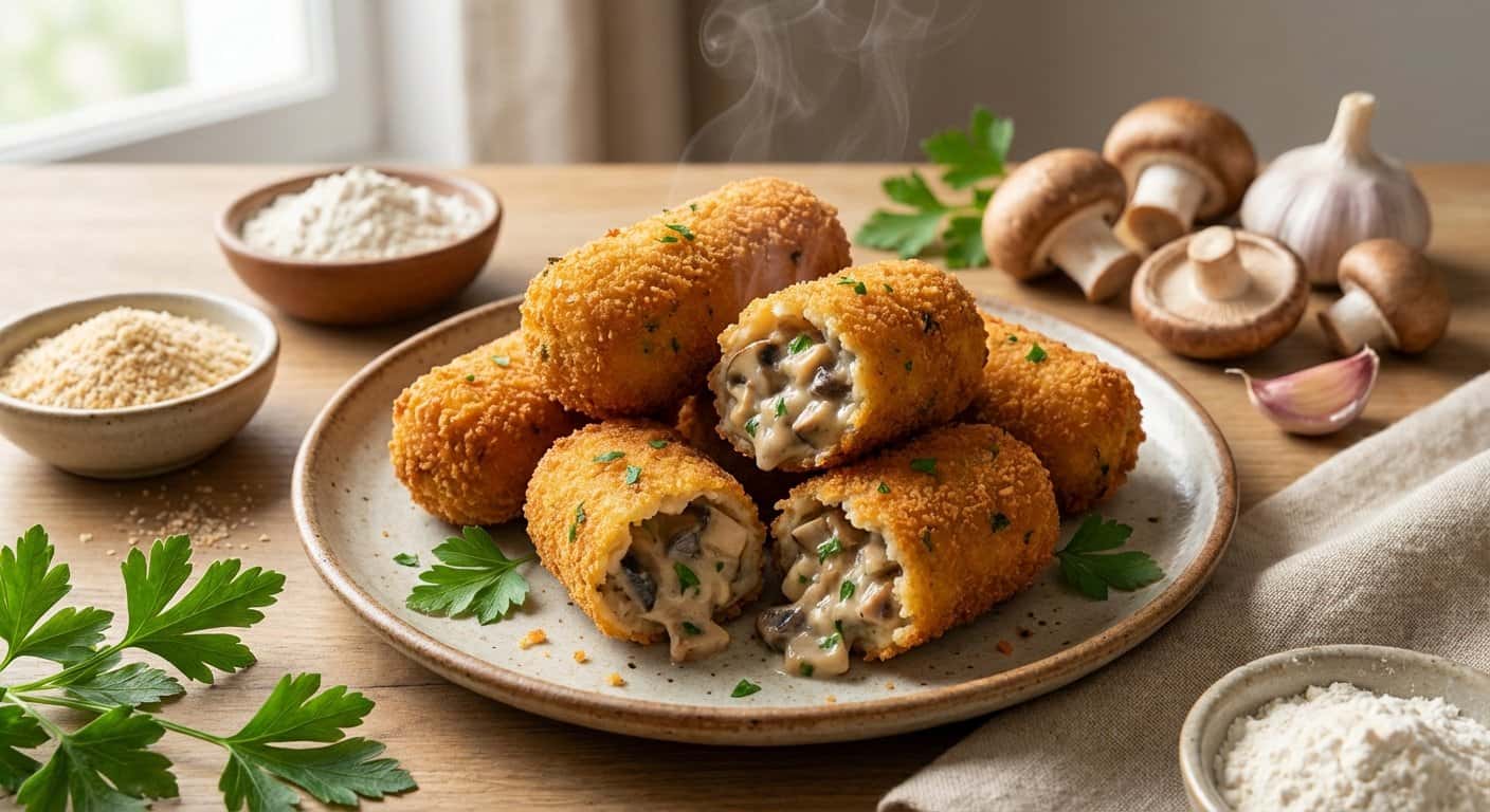 Croquetas Veganas de Setas