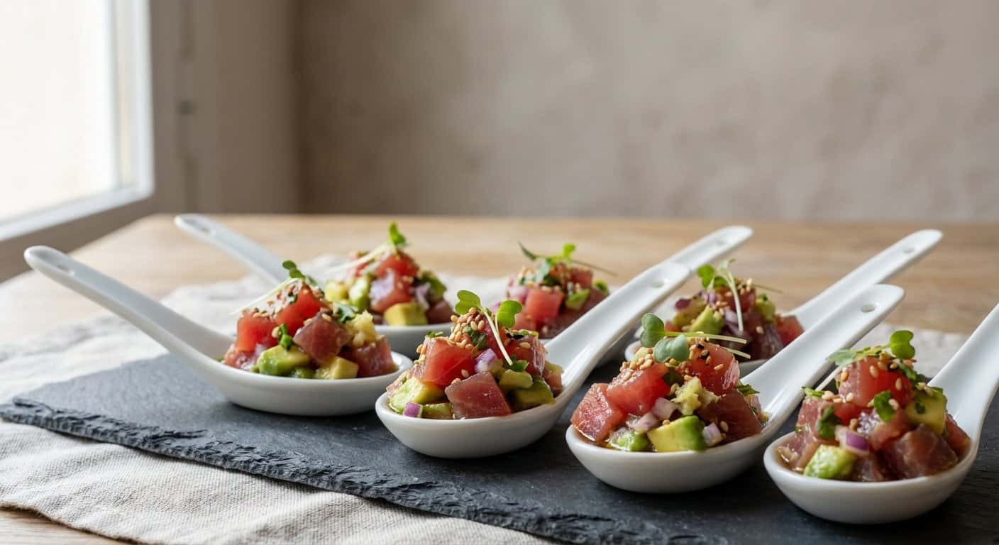 Cucharitas de Tartar de Atún