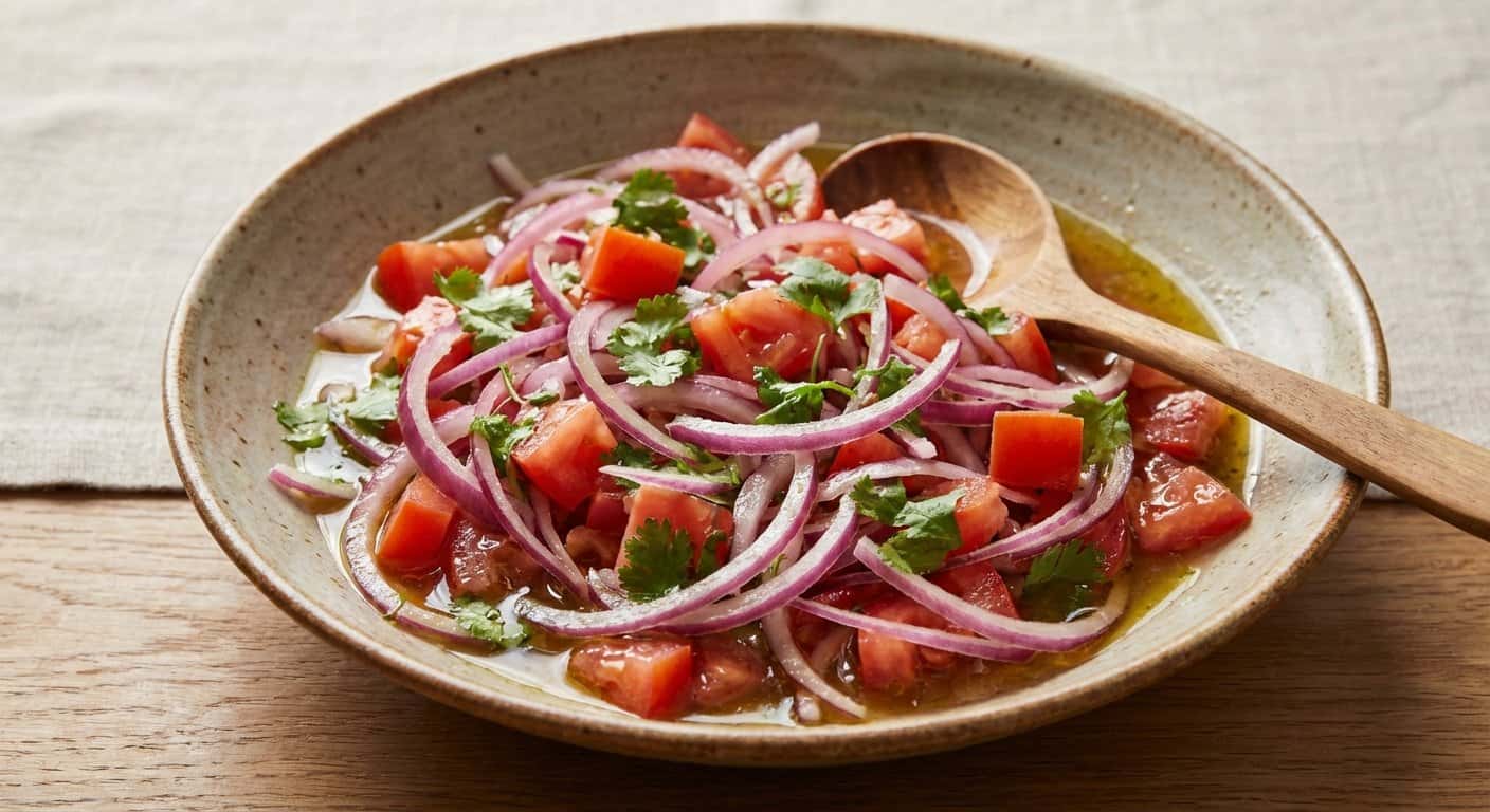 Curtido de Cebolla y Tomate