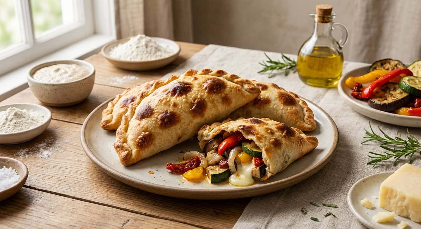 Empanadas de Masa Madre con Verduras Asadas