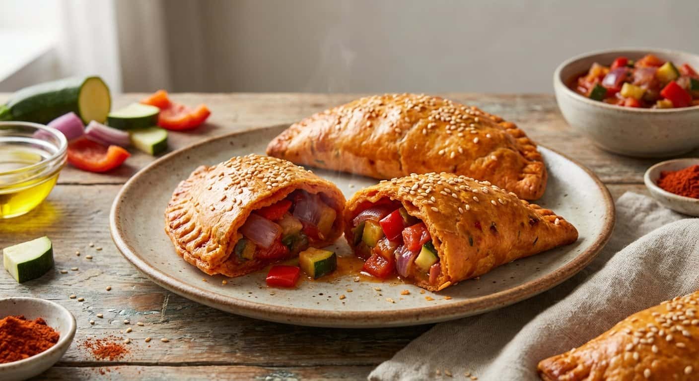 Empanadas de Pisto con Masa de Verduras
