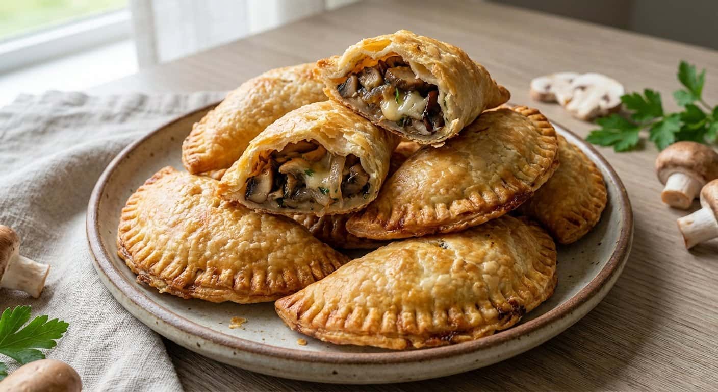 Empanadillas de Setas en Airfryer