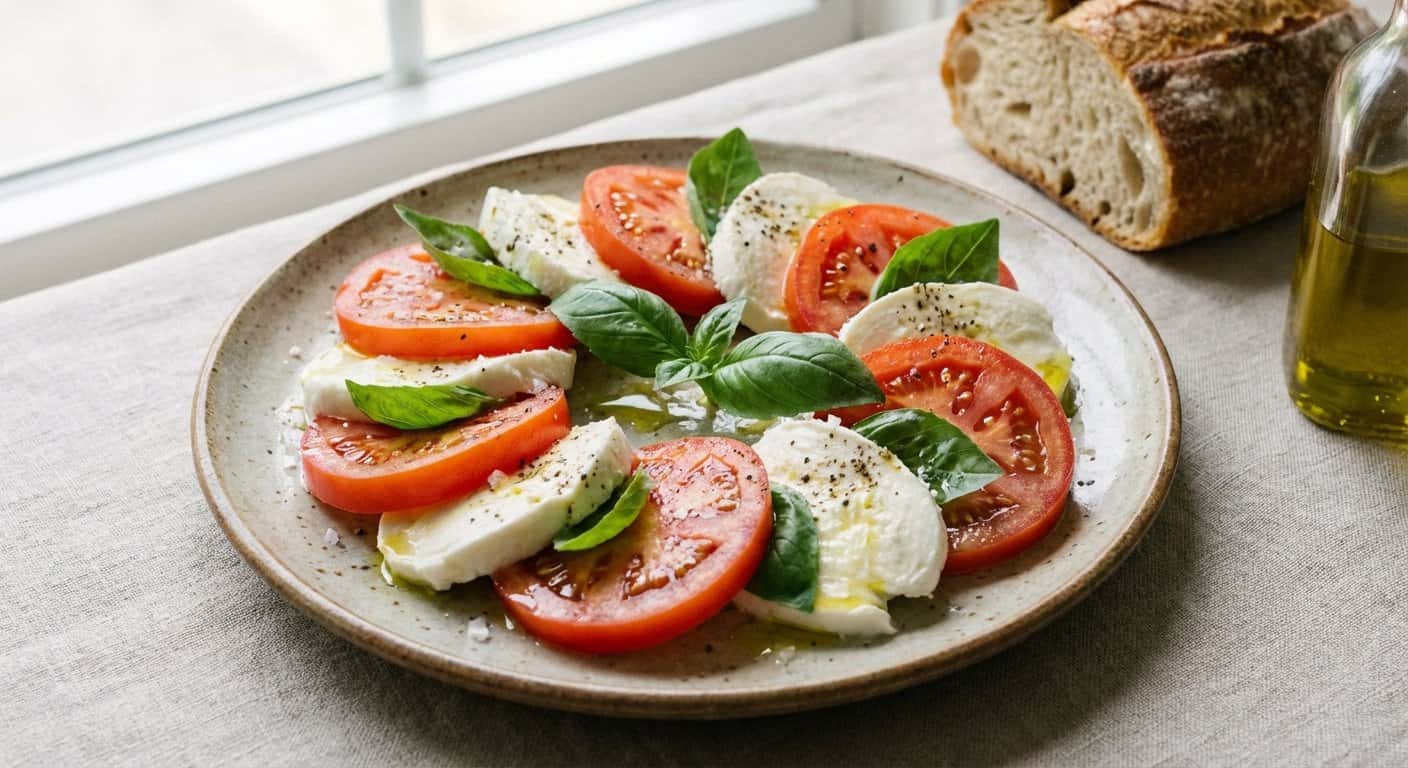 Ensalada Caprese Clásica