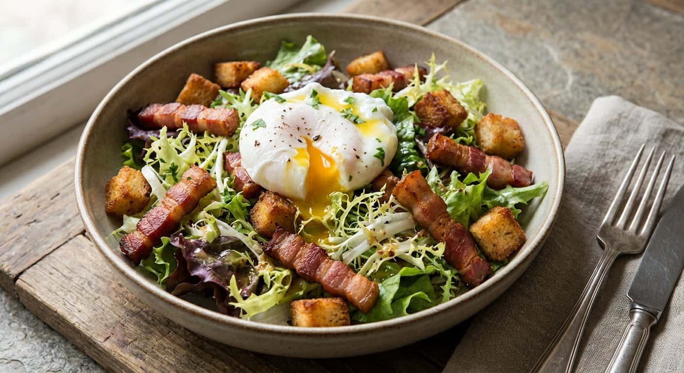Ensalada Lyonés con Mantequilla