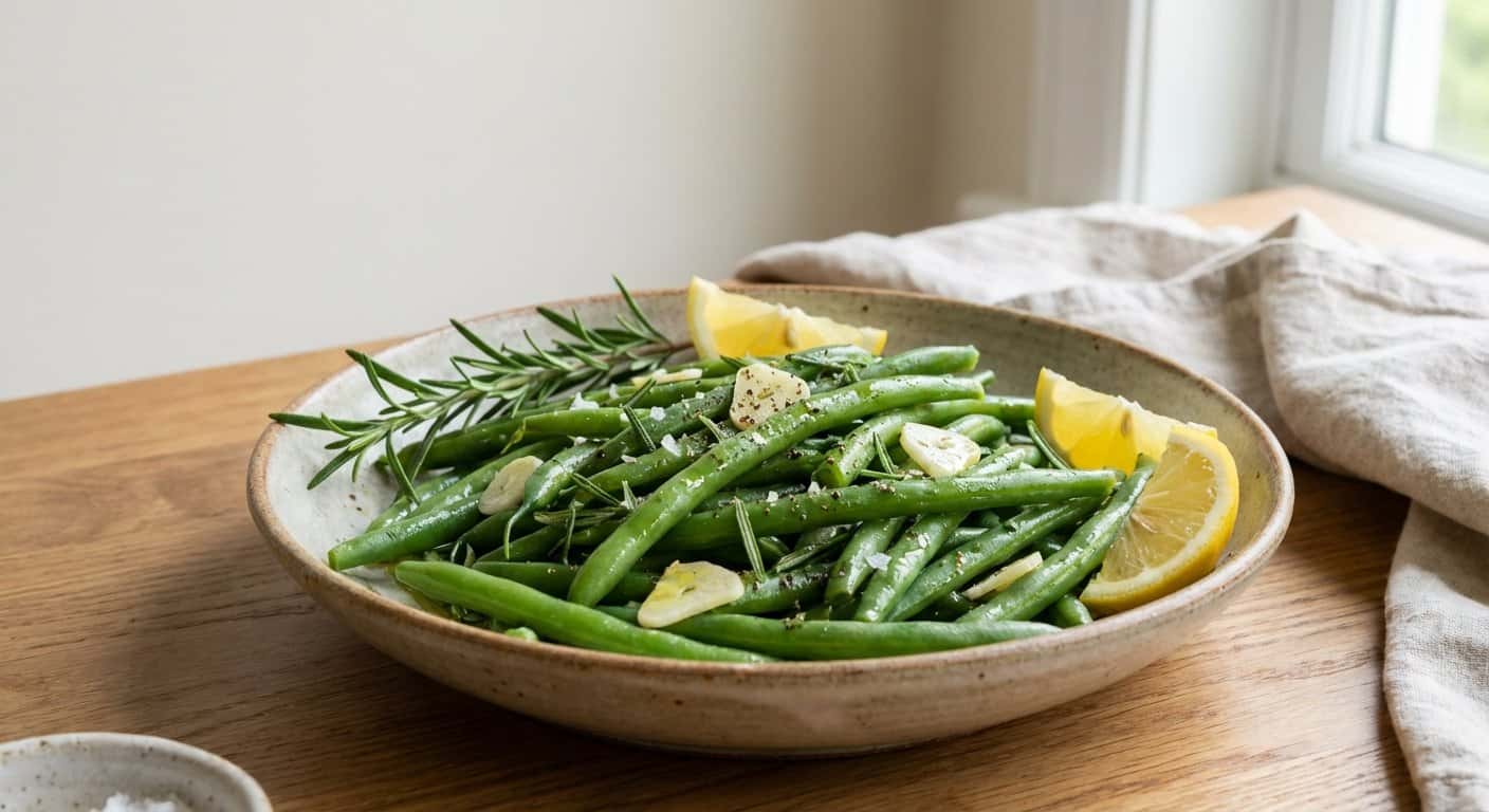 Ensalada Rápida de Judías Verdes y Romero