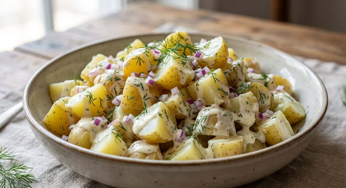 Ensalada Rápida de Patata y Eneldo