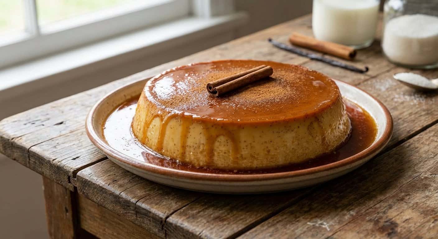 Flan Tradicional de Canela