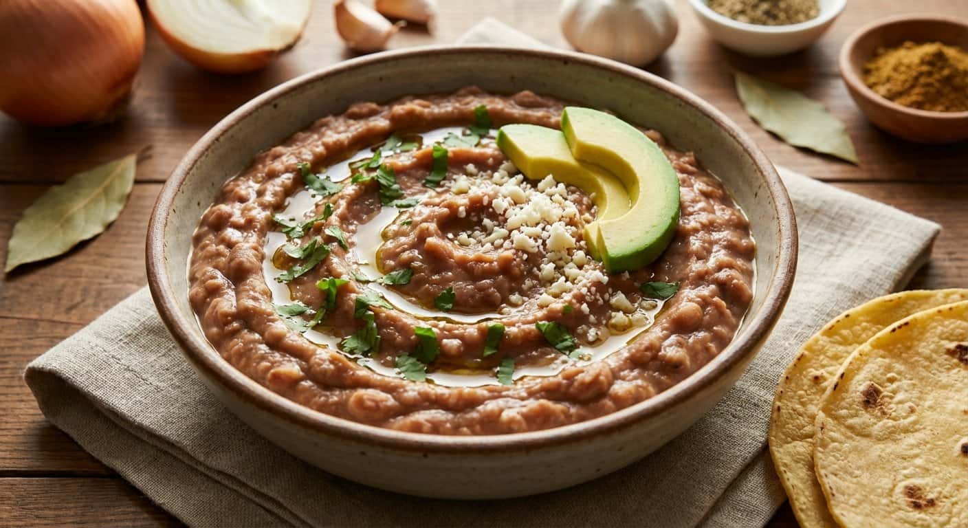 Frijoles Refritos Veganos