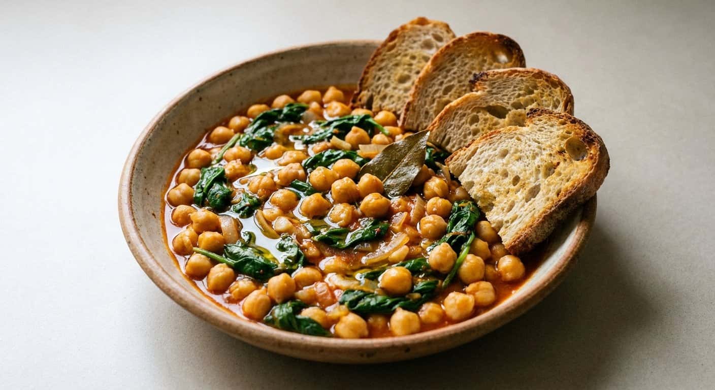 Garbanzos con Espinacas de Casa