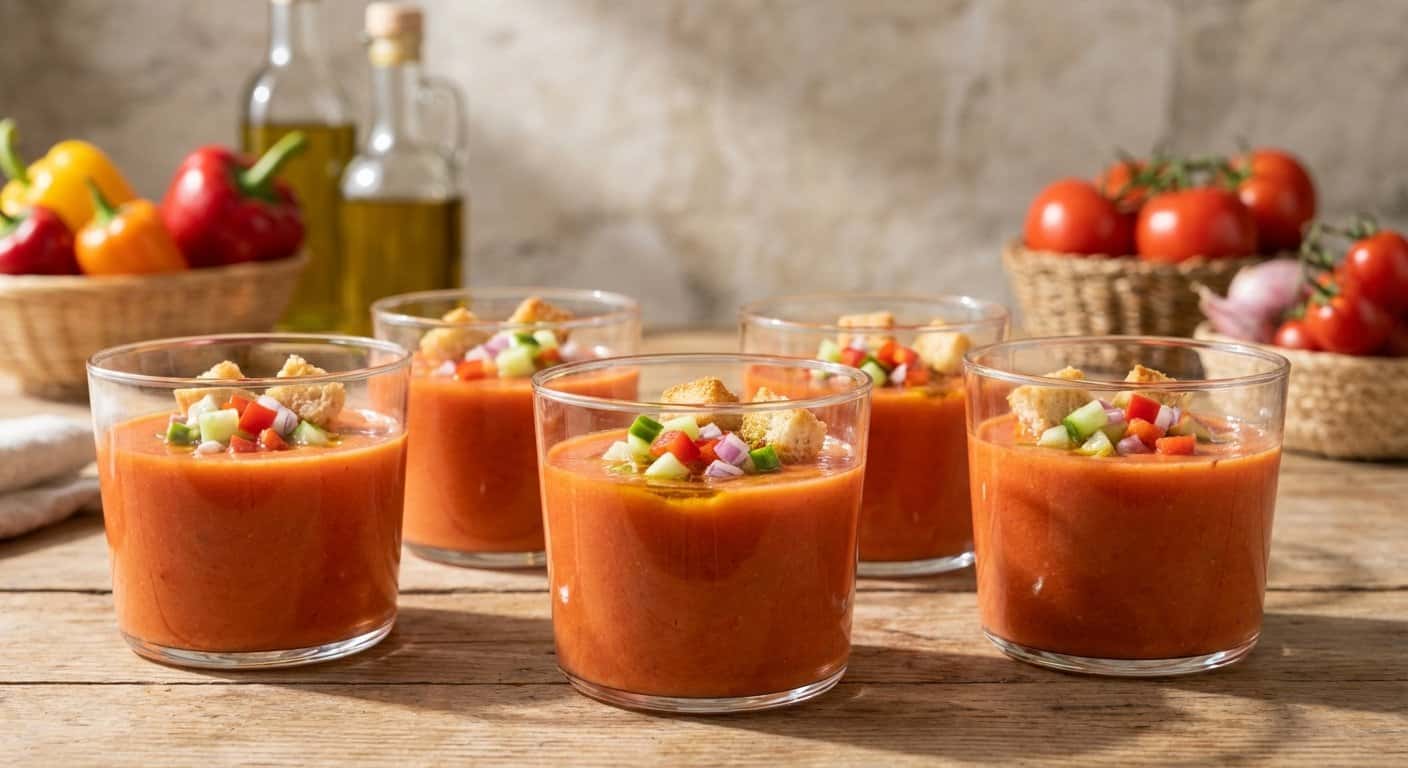 Gazpacho Andaluz en Vasito