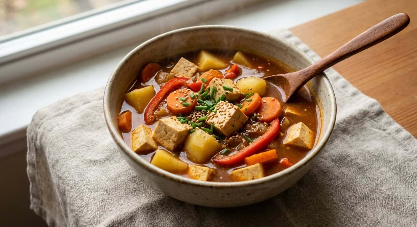 Guiso de Tofu con Patatas