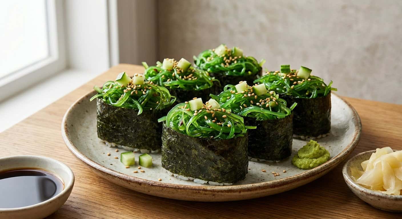 Gunkan de Ensalada de Algas