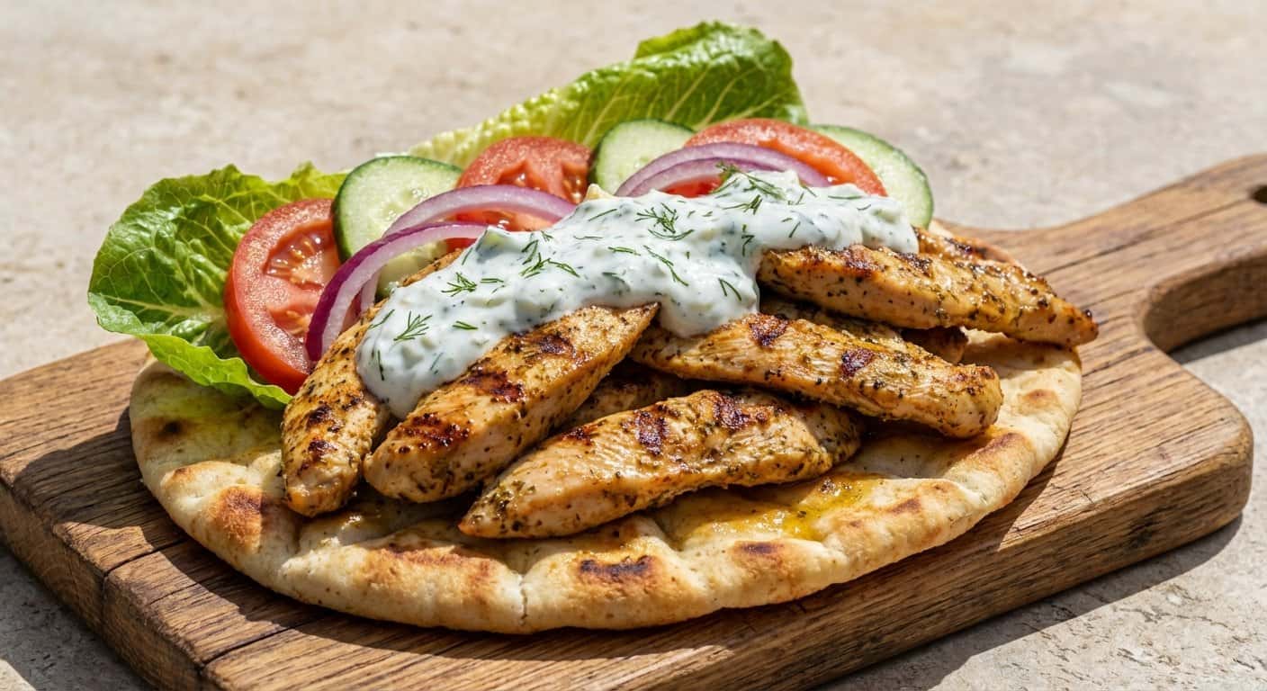 Gyros de Pollo Griego