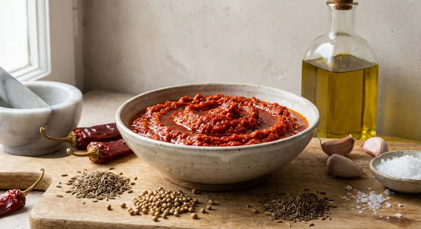 Harissa Tunecina Tradicional